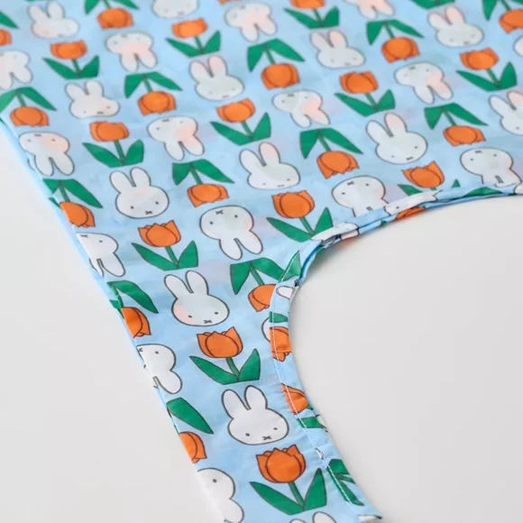 *NWT* BAGGU X MIFFY Tulip Floral Standard Bag - Picture 5 of 6